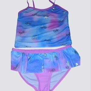 Bmagical Girl Magic Swim Bikinis Blue and Pink Size 7 🔥5💰 If You Get Bundle🔥